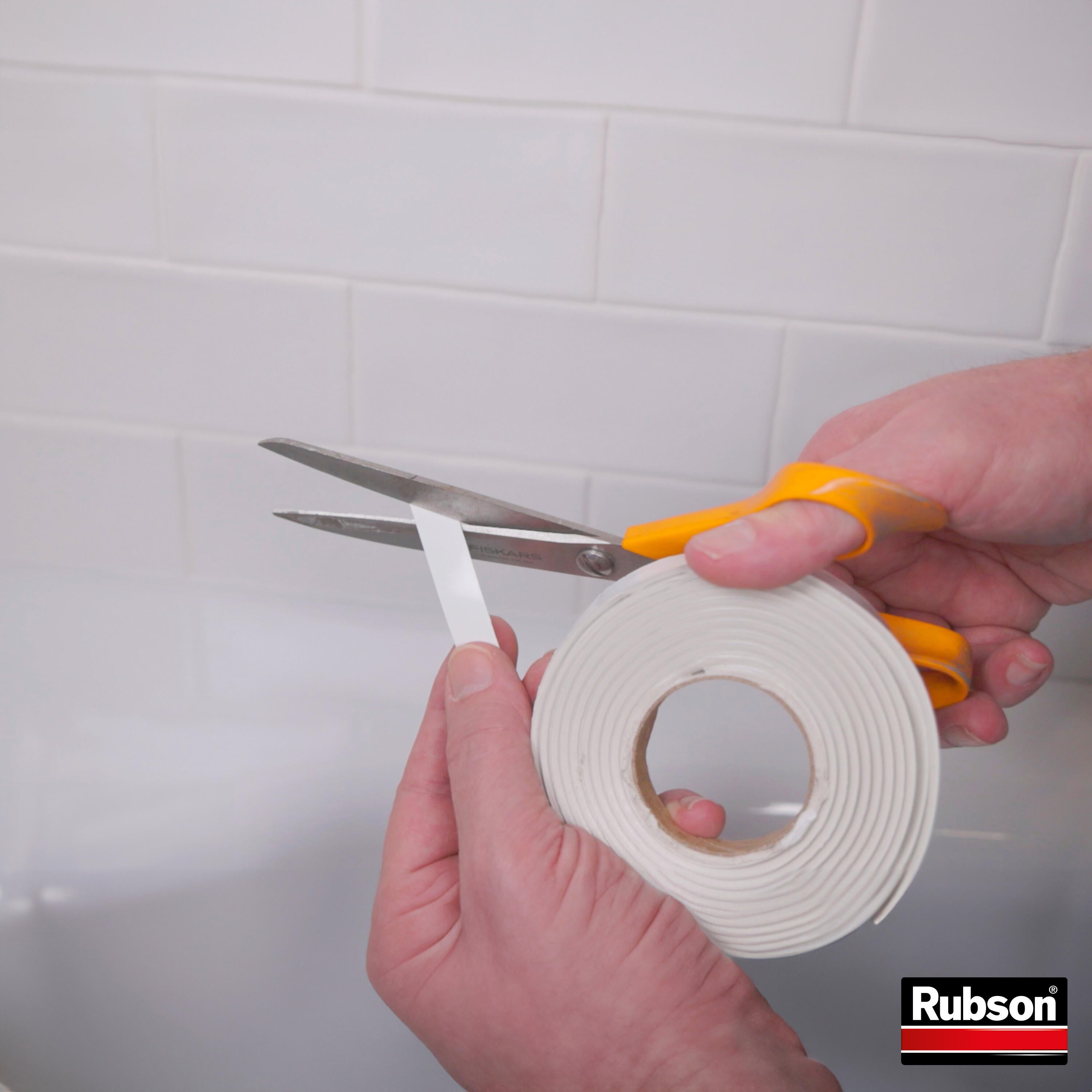 Accessoire d'étanchéité RUBSON Joint prêt à poser 12 mmx3,5m, blanc - 5