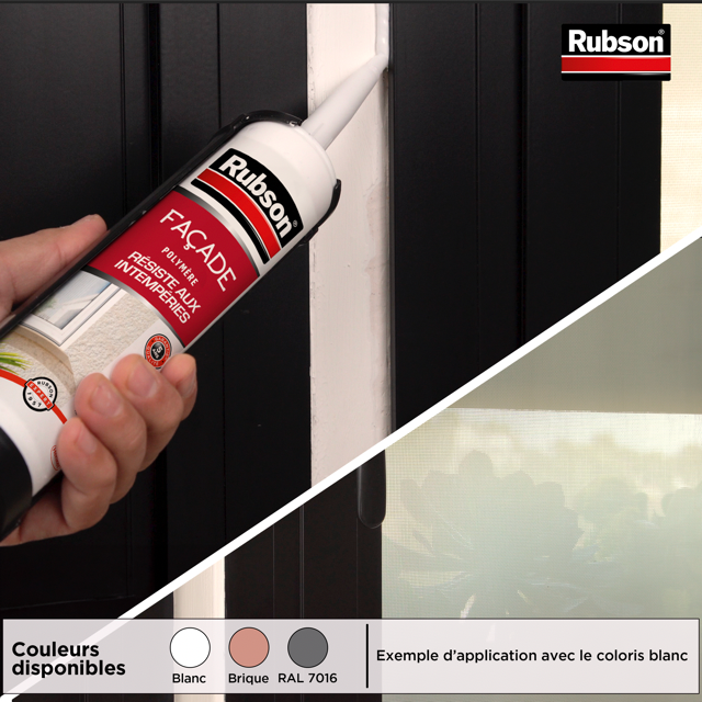Mastic d'étanchéité Façades RUBSON rouge 280ml - 5
