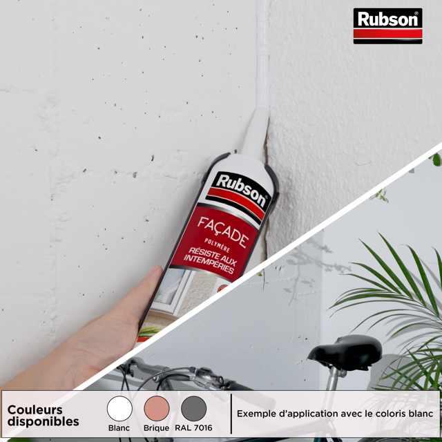 Mastic d'étanchéité Façades RUBSON rouge 280ml - 4