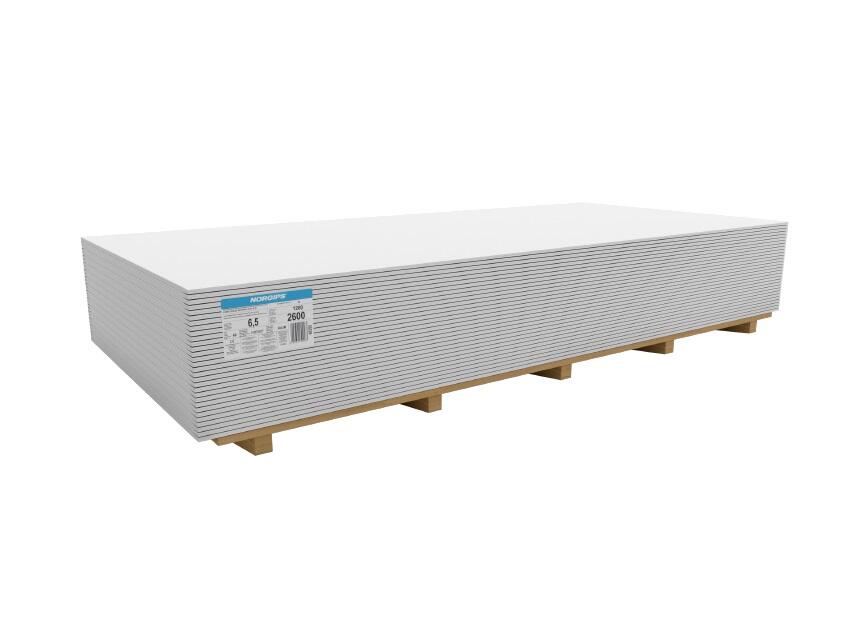 Płyta gipsowo-kartonowa standardowa giętka Norgips 1200x2600x6,5 mm GKB typ A - 2