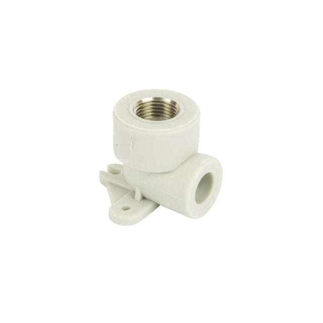 PPR Kolano naścienne z łapami 20 mm x 1/2