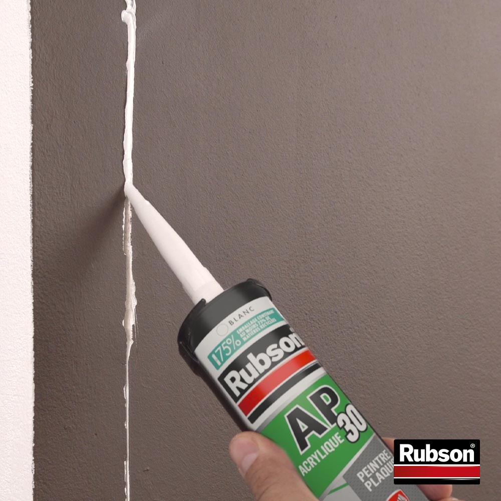 Mastic d'étanchéité Ap30 peintre et plaquiste RUBSON blanc 300ml - 4