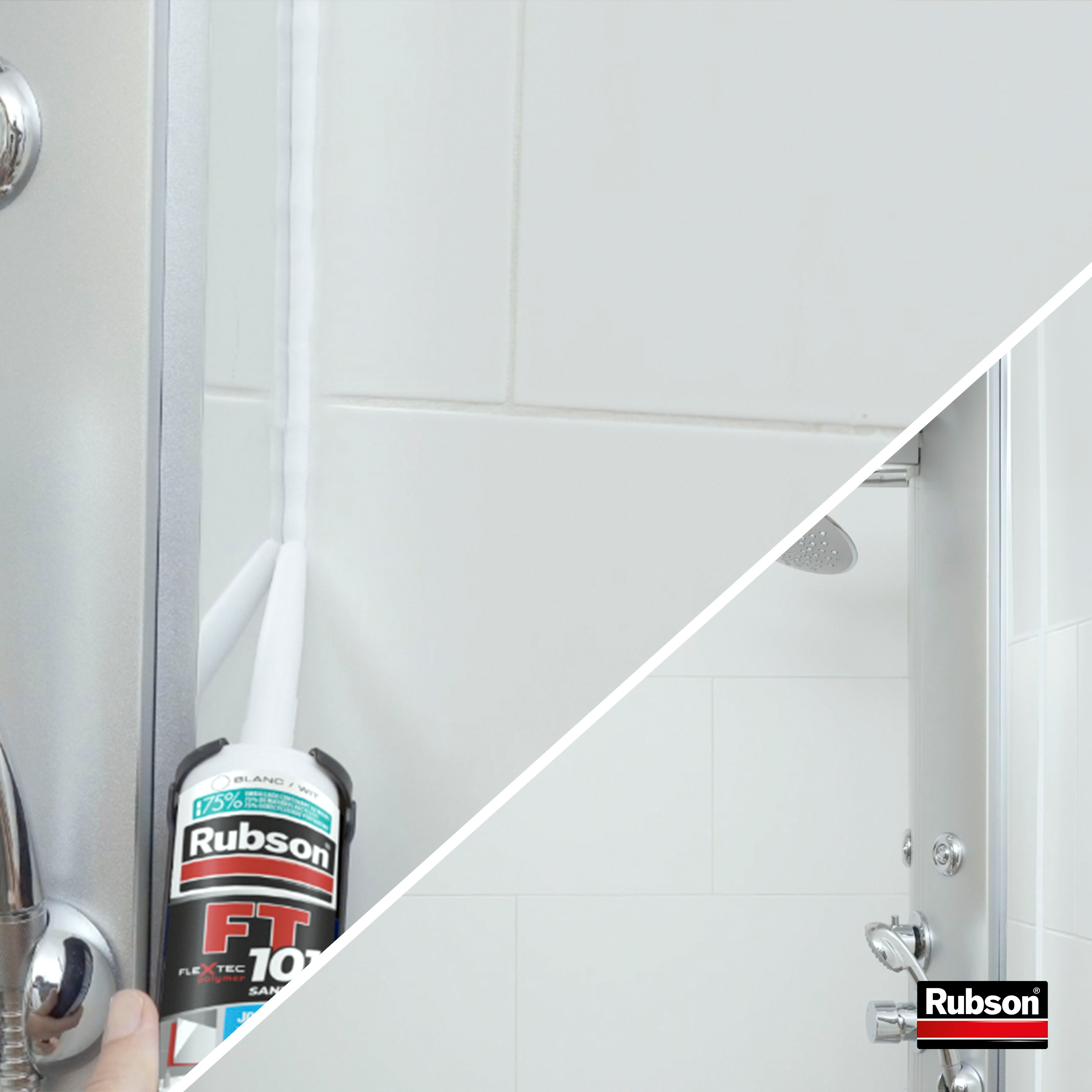 Mastic d'étanchéité Ft101 sanitaire RUBSON blanc 280ml - 5