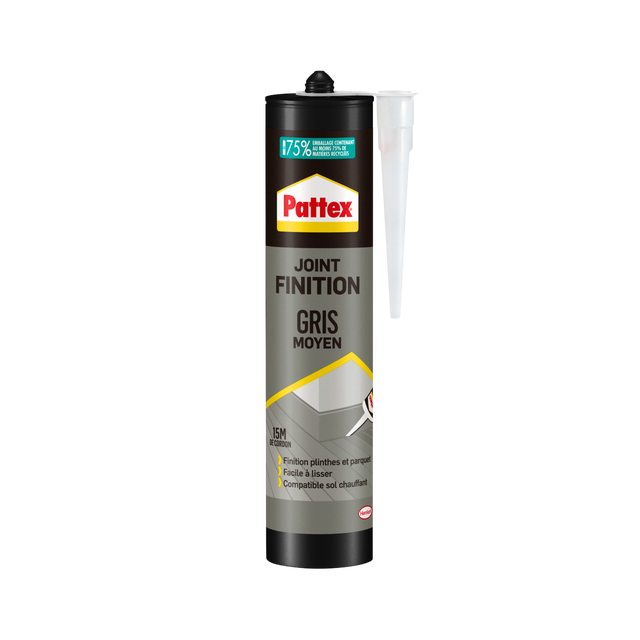 Mastic d'étanchéité Joint de finition PATTEX gris 280ml