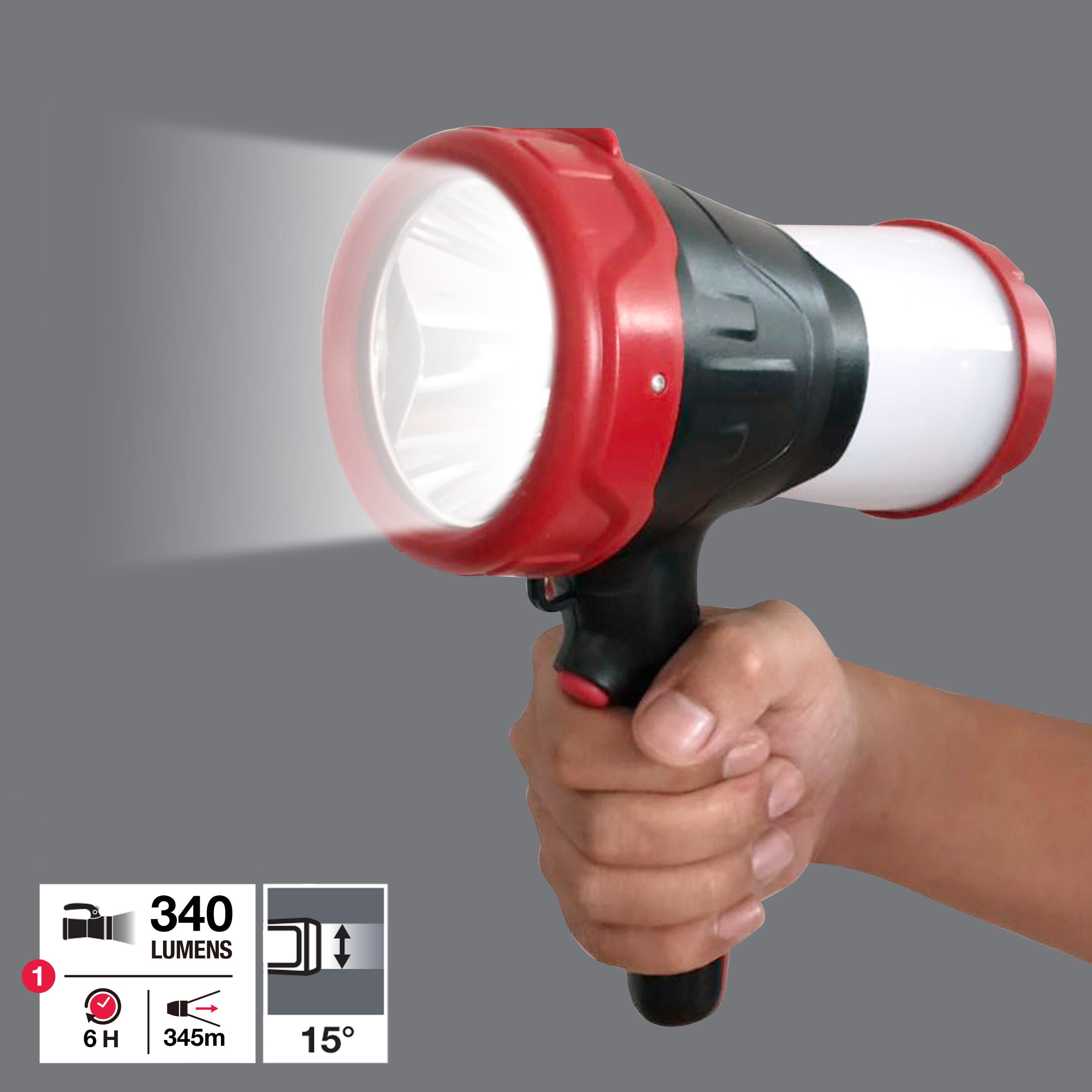 Latarka szperacz USB LEXMAN - 6