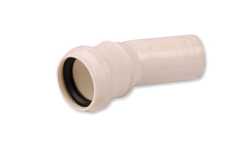 Kolano kanalizacyjne 30° 32 mm z uszczelką - 2