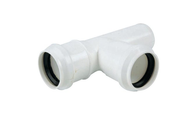 Trójnik kanalizacyjny 90° 32 mm z uszczelką