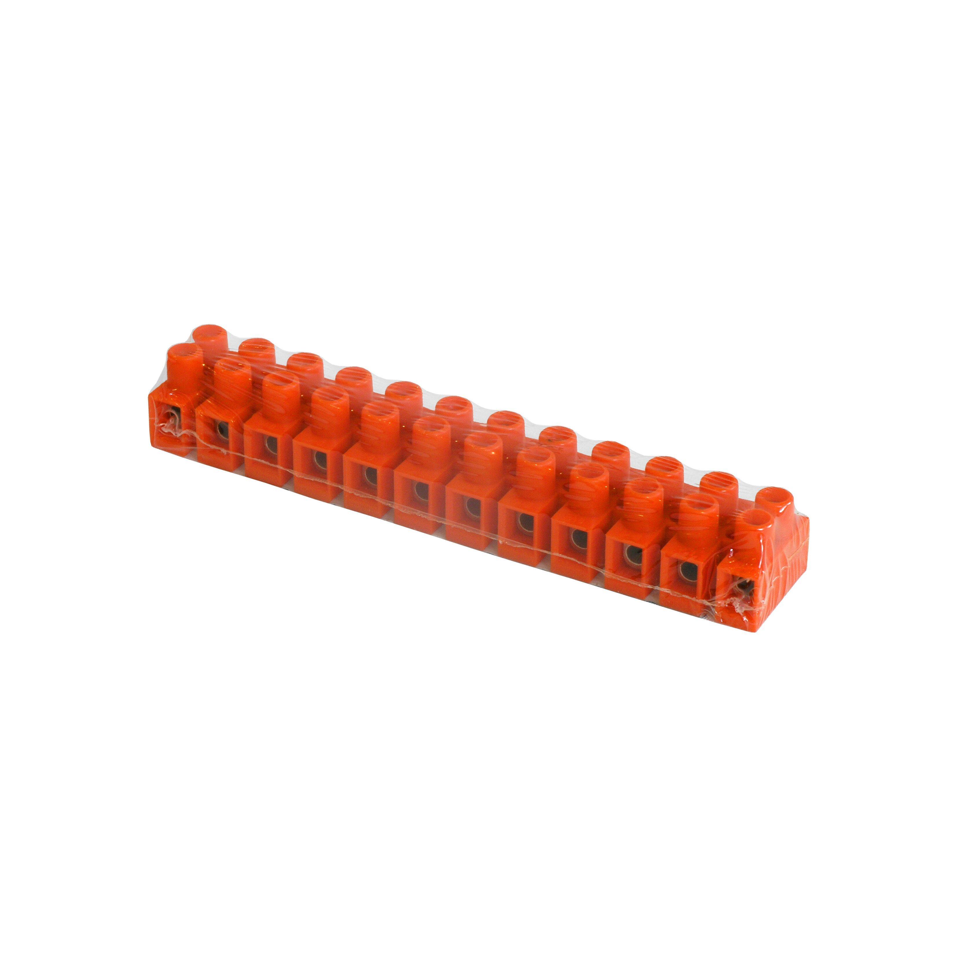 Listwa zaciskowa 12-torowa 2,5mm2 pomarańczowa - 2