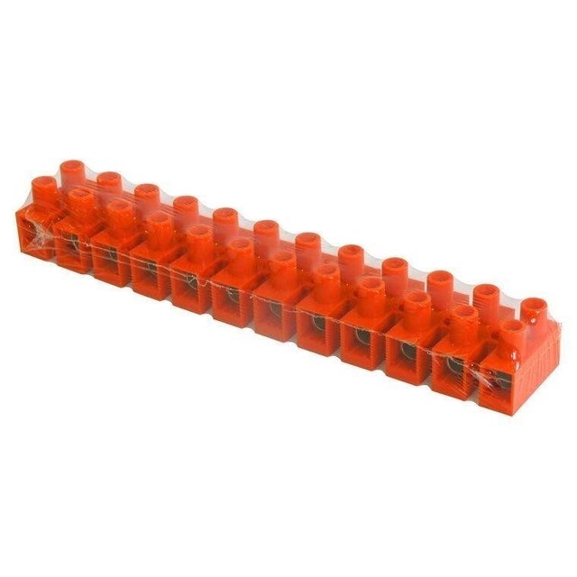 Listwa zaciskowa 12-torowa 16mm2 pomarańczowa