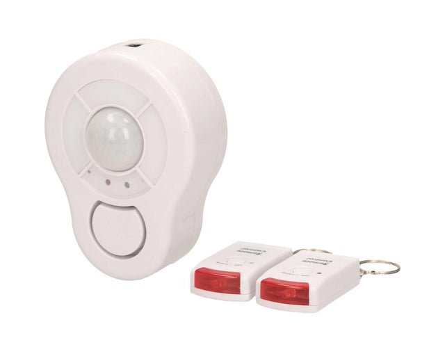 Bezprzewodowy mini alarm sterowany pilotem