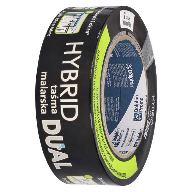 Taśma dwustronna Hybrid Dual BlueDolphin 25m x 19mm 2 sztuki