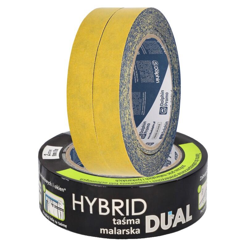 Taśma dwustronna Hybrid Dual BlueDolphin 25m x 19mm 2 sztuki - 2