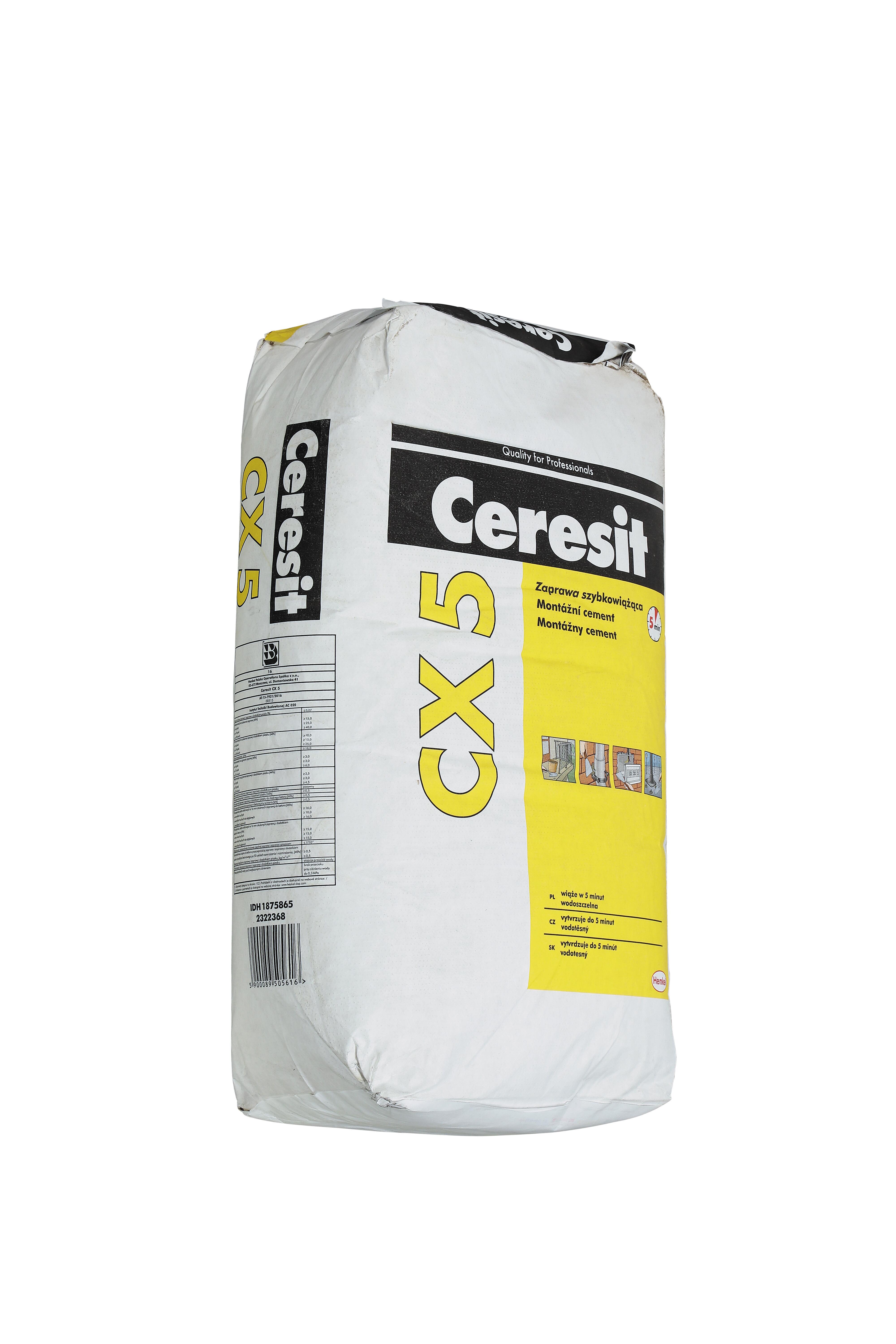 Zaprawa montażowa Ceresit CX5 20 kg, szybkowiążąca - 2