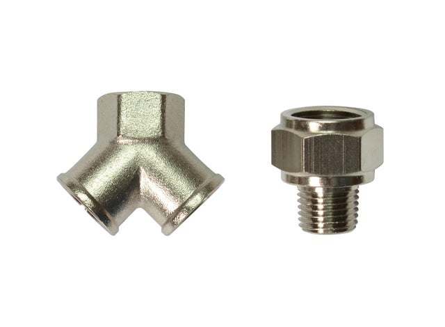 Trójnik 2 x 1/4