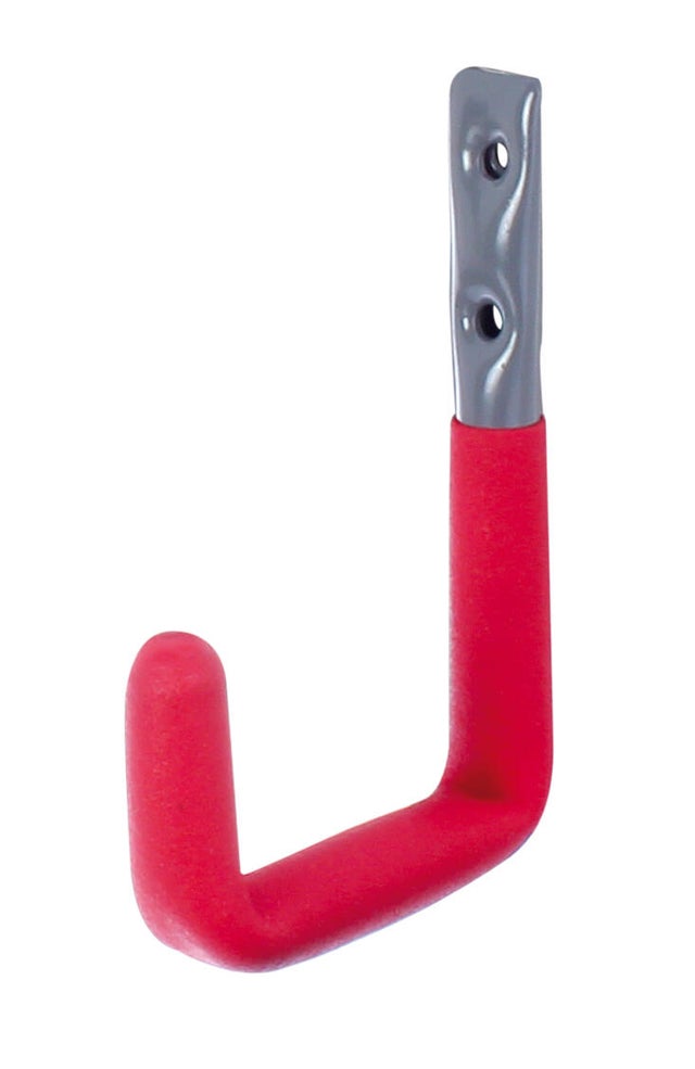 Hak ścienny wygięty z gumą 120x83x48 mm