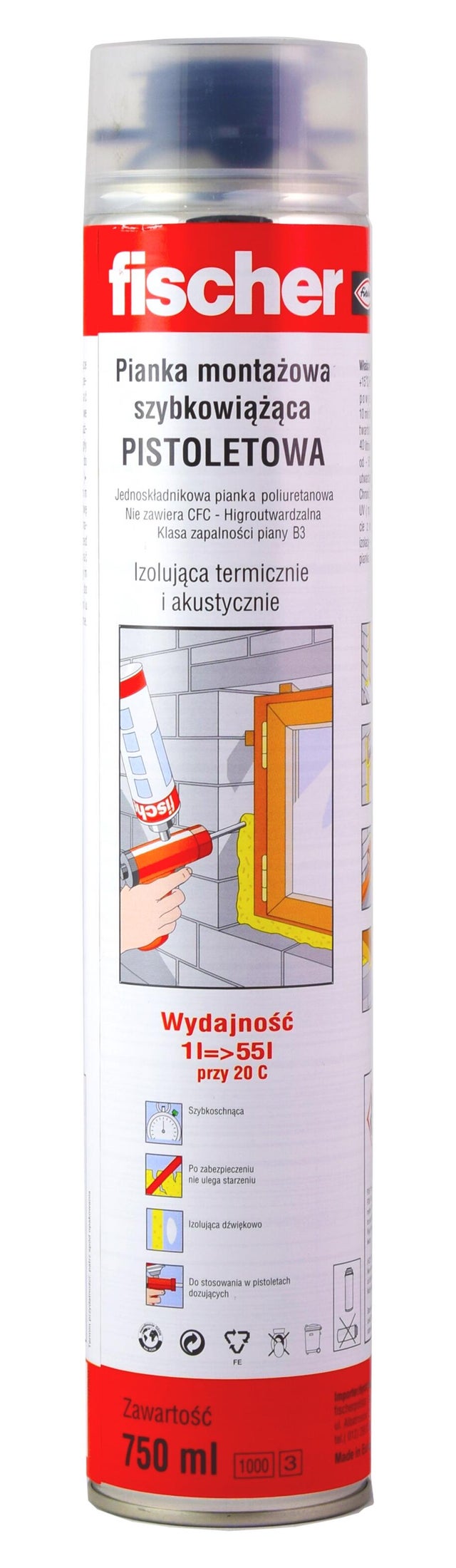 Piana pistoletowa letnia Fischer 750ml
