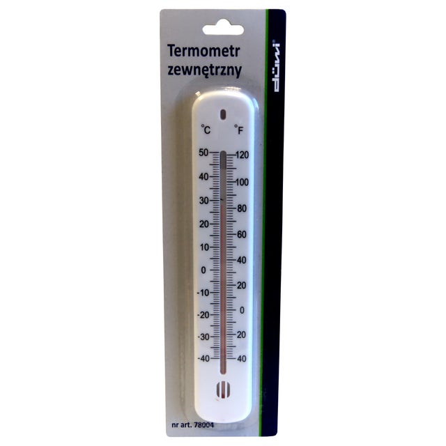 Termometr wewnętrzny  -30 +50st C plastik