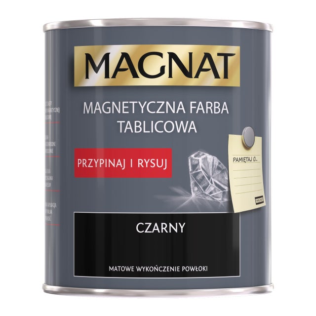Farba magnetyczna tablicowa Magnat czarny 0,75l