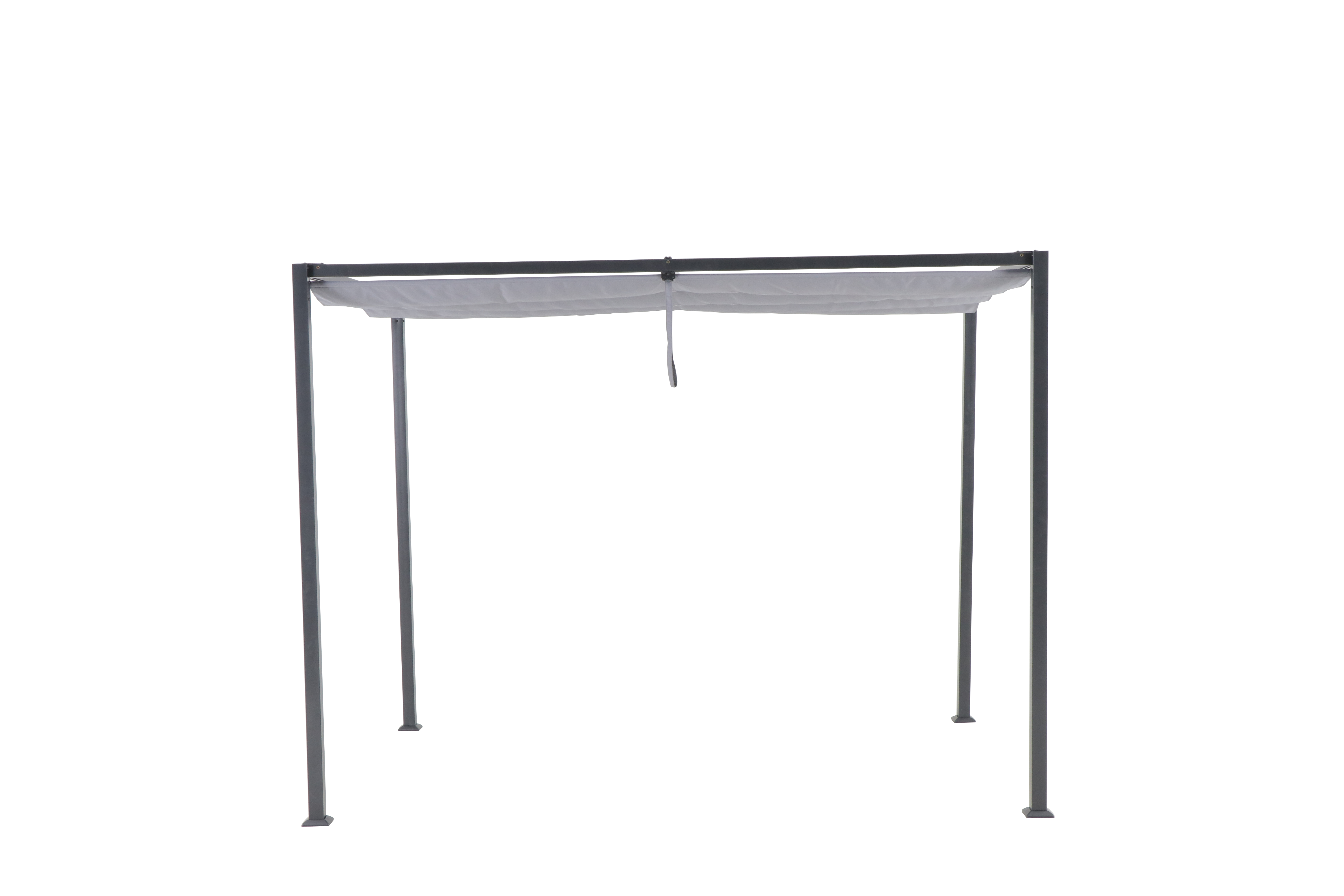 Pawilon ogrodowy pergola Horali 297x187x223 cm szary Naterial - 7