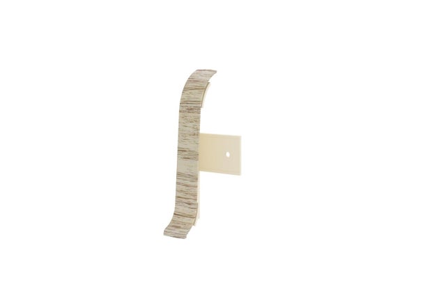 Zaślepka do listew przypodłogowych Flex/Izzi 562/762 115x55x21mm Dąb Mleczny