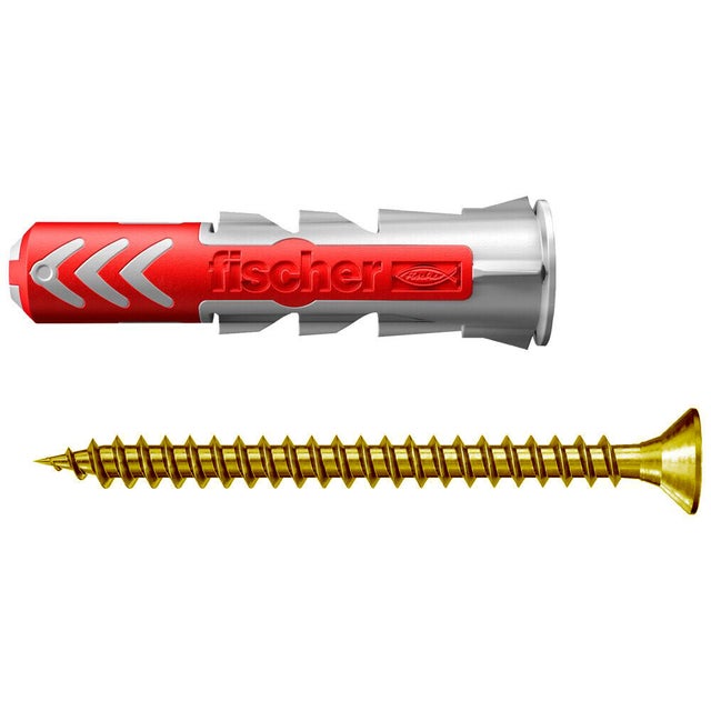 Kołek Duopower 8x40 mm z wkrętem 5.0x50 mm + wiertło (100 szt.)