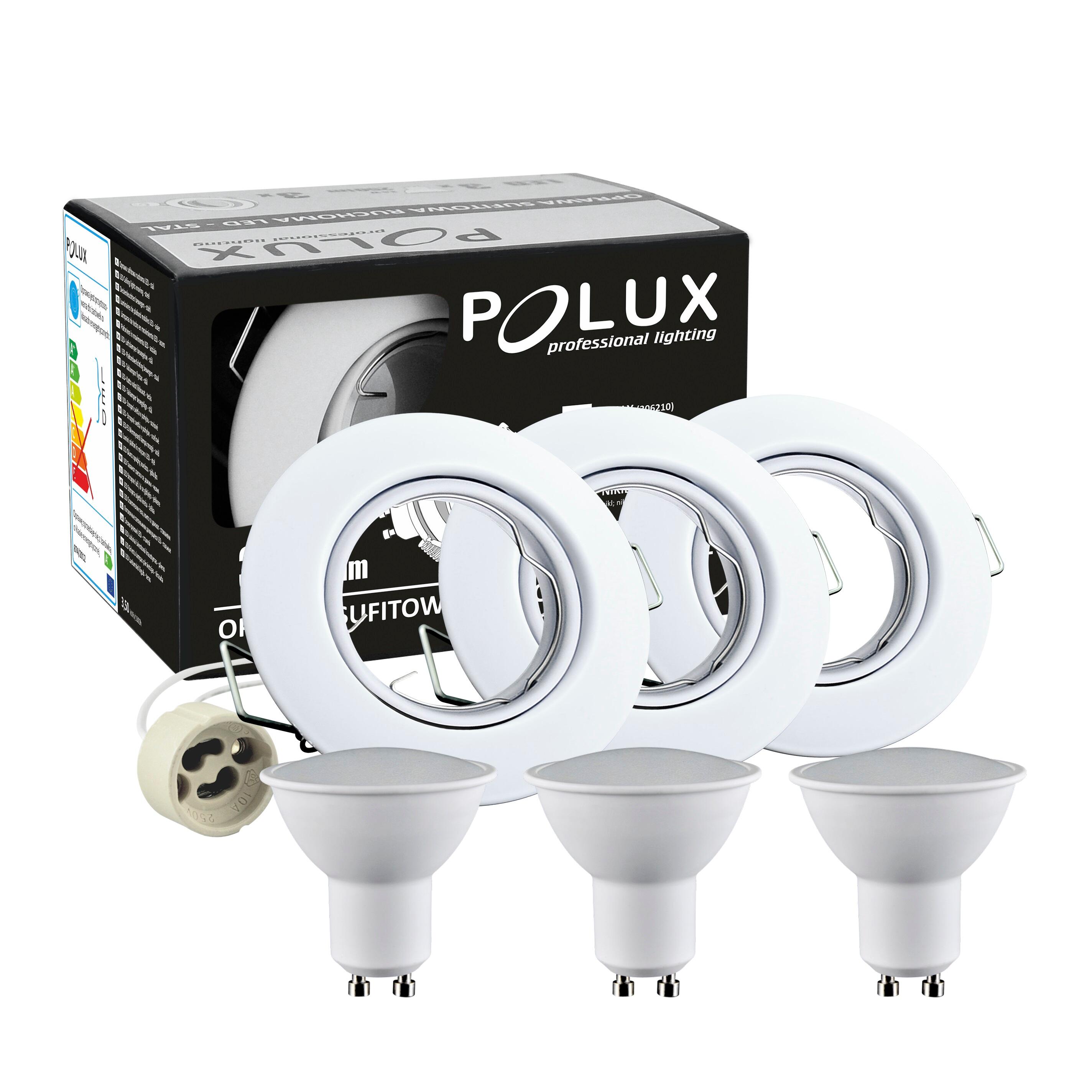 3x Oczko podtynkowe ruchome Olin LED GU10 250 lm białe - 2
