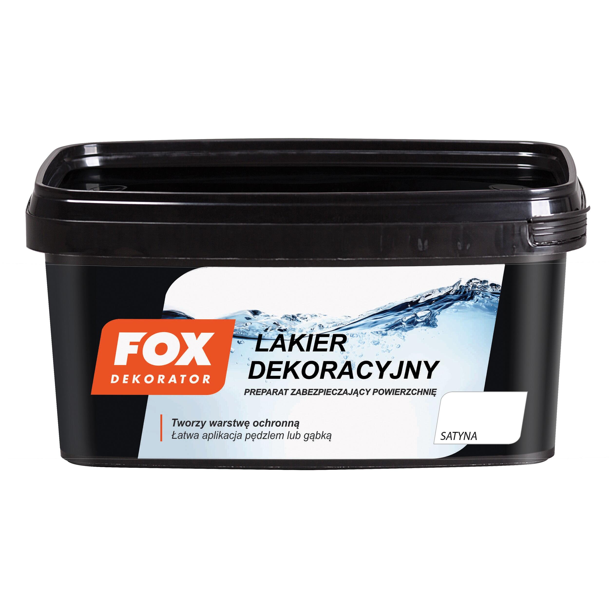 Lakier dekoracyjny Fox satyna 1l - 2