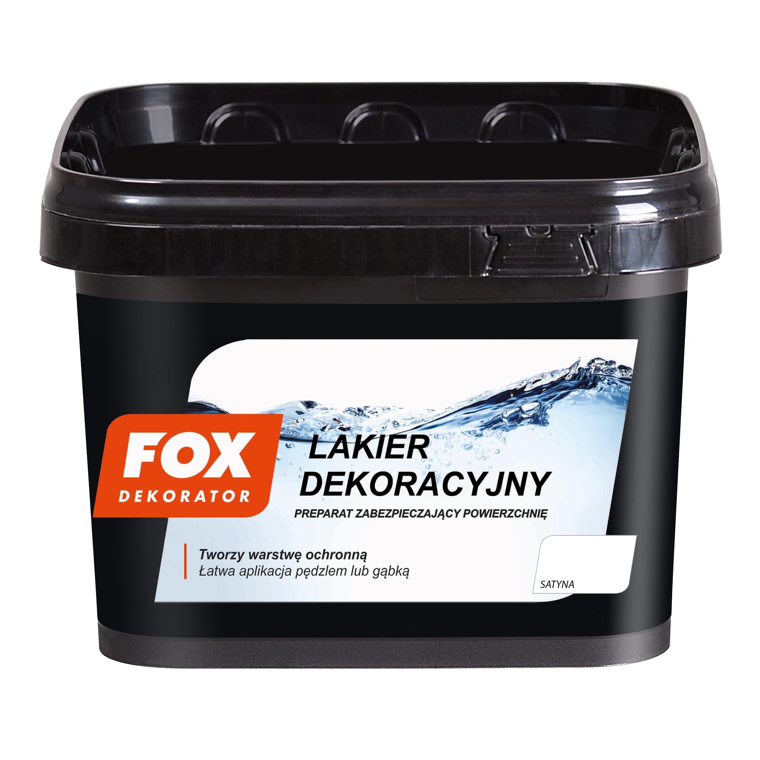 Lakier dekoracyjny Fox satyna 3l - 2