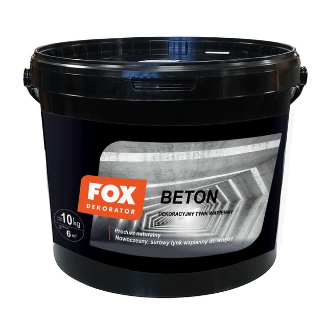 Tynk Fox Dekorator Beton 10 kg