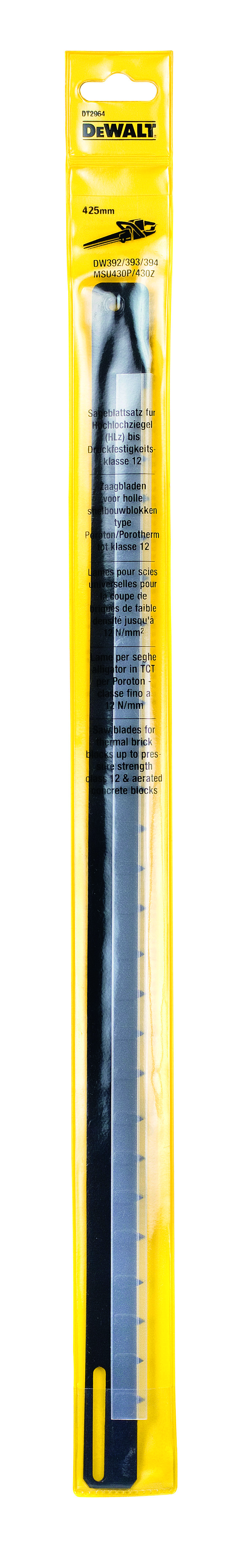 Brzeszczot do pilarek Aligator 528 mm do bloczków budowlanych i cegieł typu Proton klasy 12