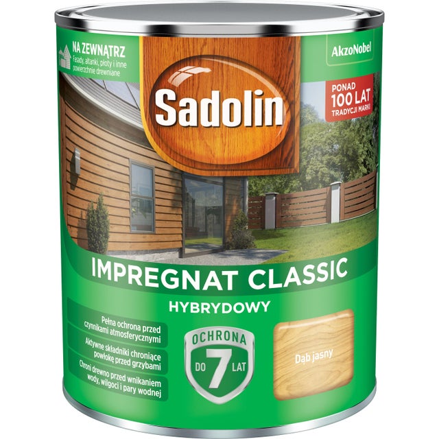 Impregnat hybrydowy Sadolin Classic dąb jasny 0,75l