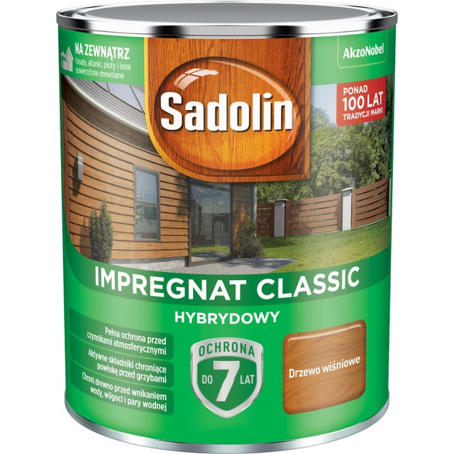 Impregnat hybrydowy Sadolin Classic drzewo wiśniowe 0,75l