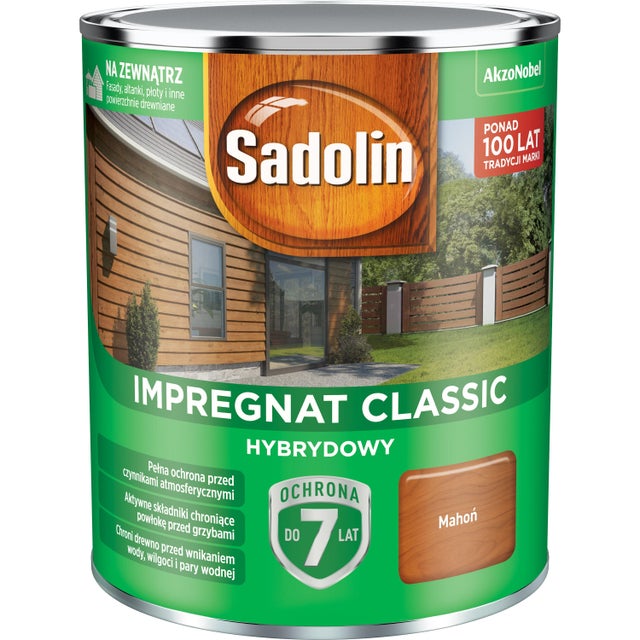 Impregnat hybrydowy Sadolin Classic mahoń 0,75l