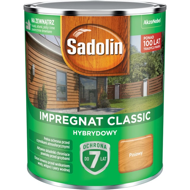 Impregnat hybrydowy Sadolin Classic piniowy 0,75l