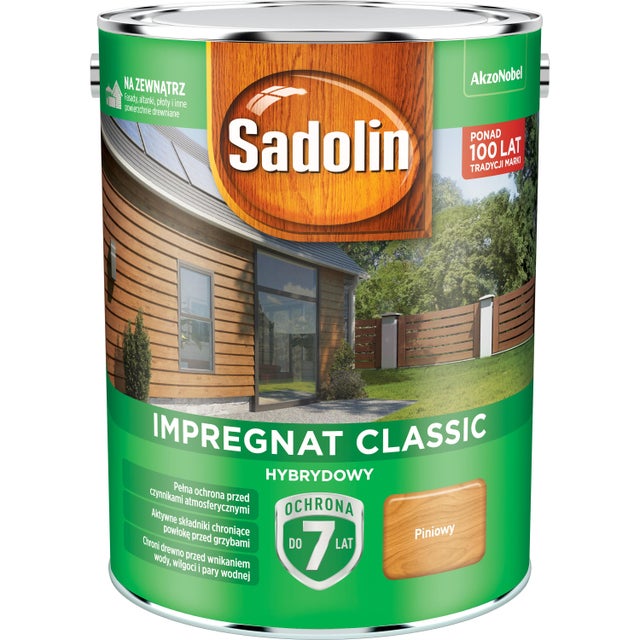 Impregnat hybrydowy Sadolin Classic piniowy 4,5l
