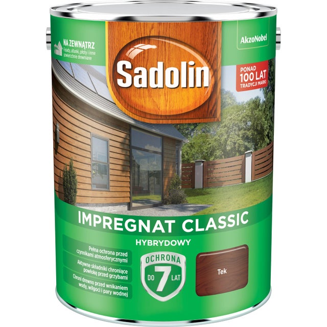 Impregnat hybrydowy Sadolin Classic tek 4,5l