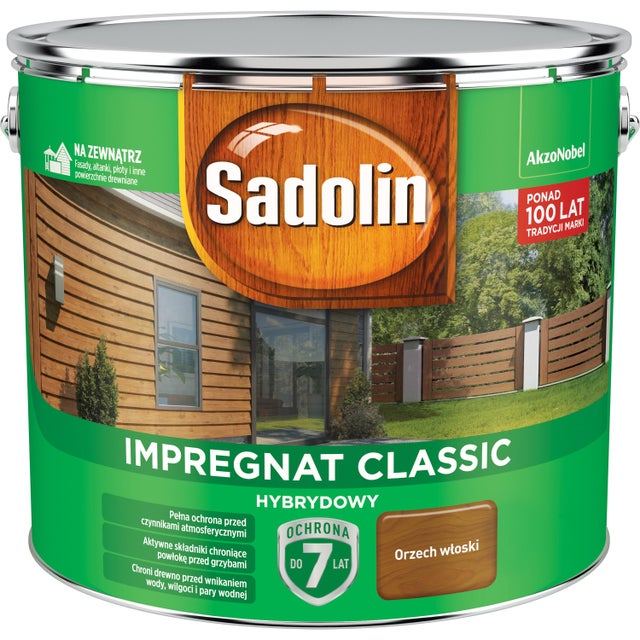 Impregnat hybrydowy Sadolin Classic orzech włoski 9l