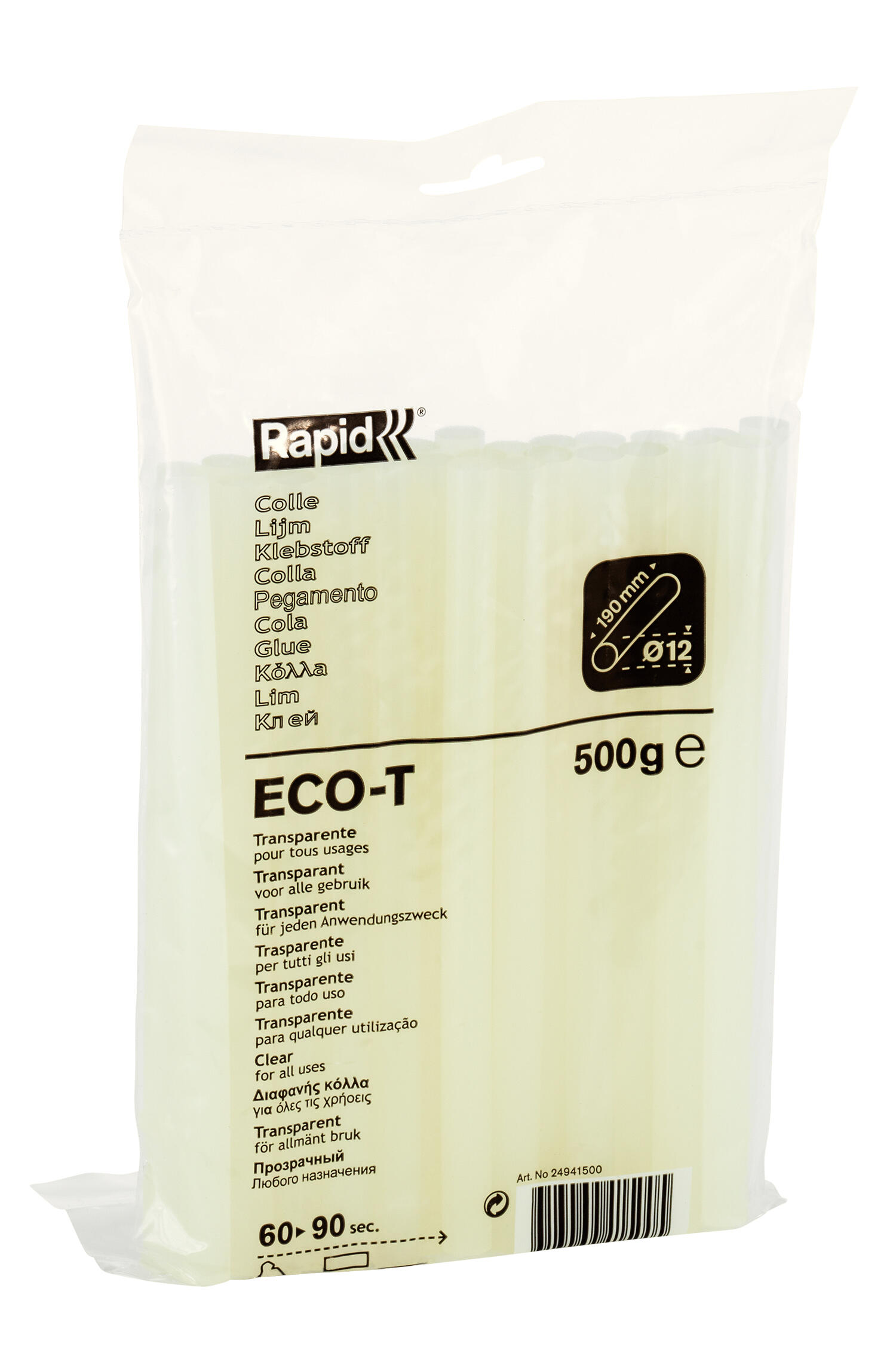 Wkłady klejowe uniwersalne ECO-T 12x190 mm, 500 g - 2