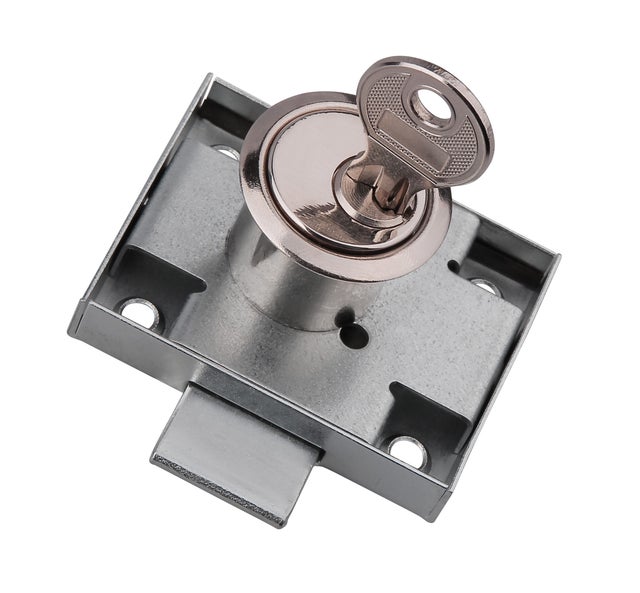 Zamek meblowy ZMB1 wierzchni 22x22.5 mm