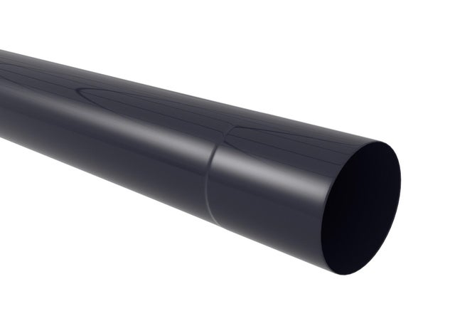 Rura spustowa fi 80 mm, dł. 2,8 m, grafitowa PVC Scala Plastics