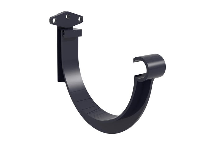 Hak rynnowy G80, grafitowy PVC Scala Plastics