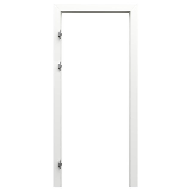 Ościeżnica regulowana Porta System Elegance 120-140 70 lewa biała lakierowana komplet