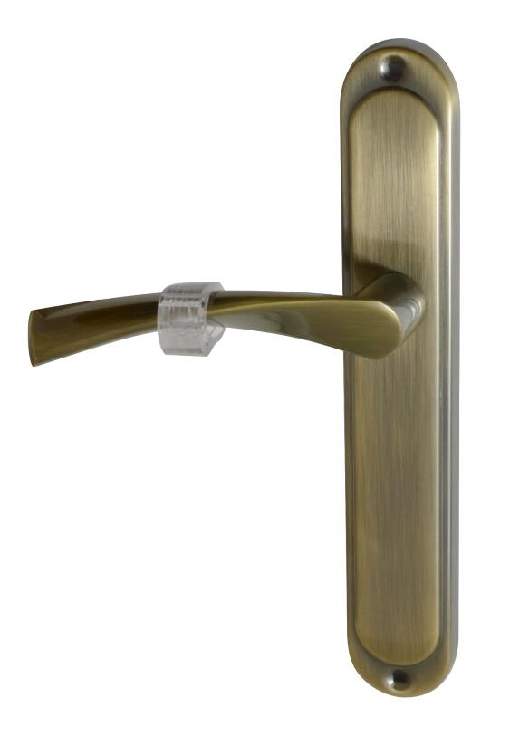 Odbojnik na klamkę z zawieszką bezbarwny 30x22x12 mm - 2