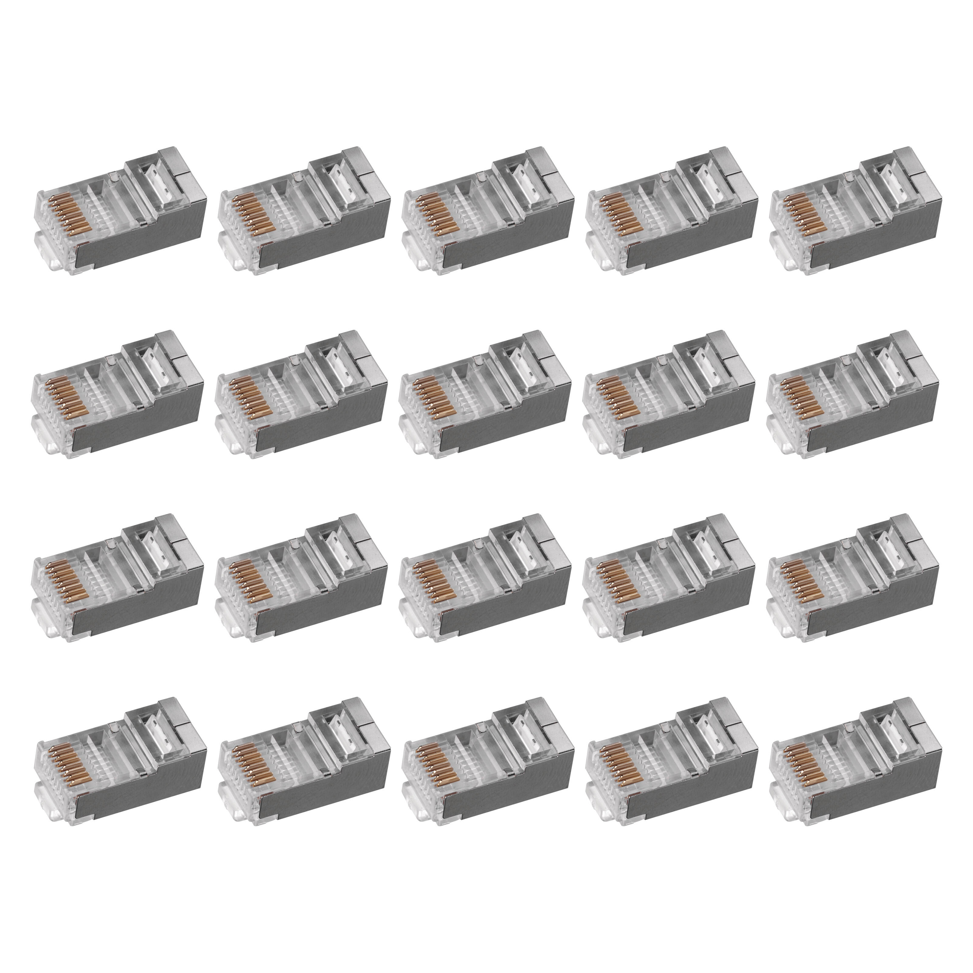 Wtyk RJ45 FTP kat 5e 20szt - 2