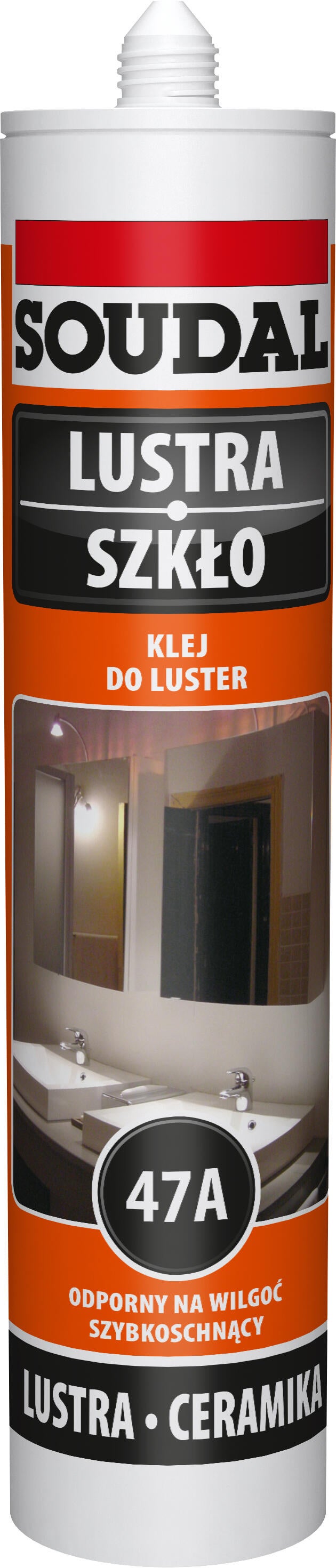 Klej do szkła i luster Soudal 280ml