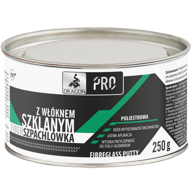 Szpachlówka z włóknem szklanym Dragon Pro 250g