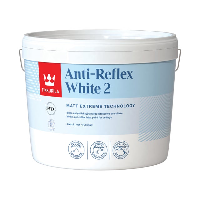 Farba Tikkurila Anti-Reflex White biała 10l