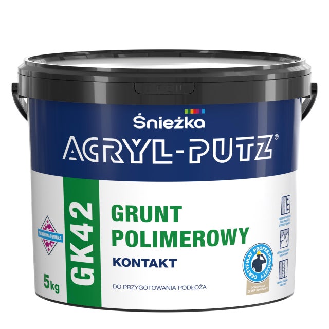 Grunt polimerowy Śnieżka Acryl Purz GK42 5kg