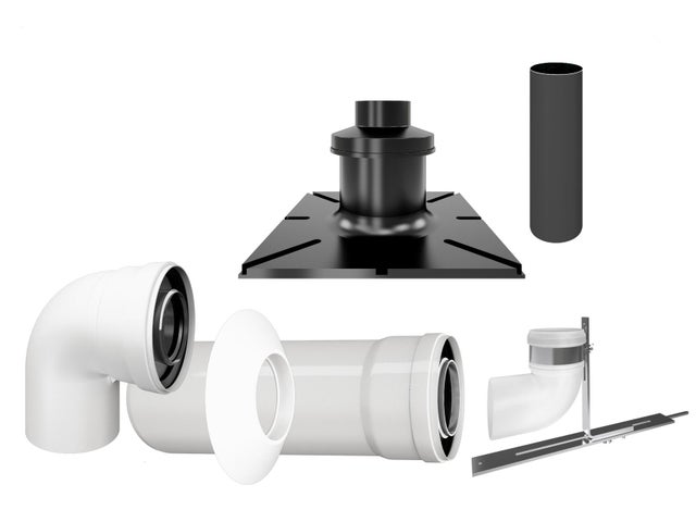 Zestaw podłączeniowy do szachtu PP 60/100 mm pionowy
