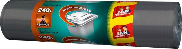 Worki na śmieci Jan Niezbędny 240l 8 sztuk